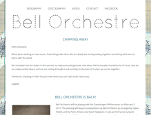 Tablet Screenshot of bellorchestre.com